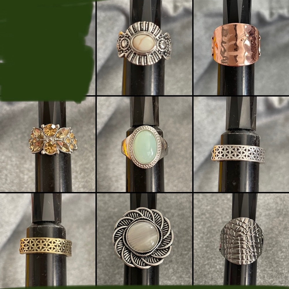 Lot of 8 Paparazzi Rings
